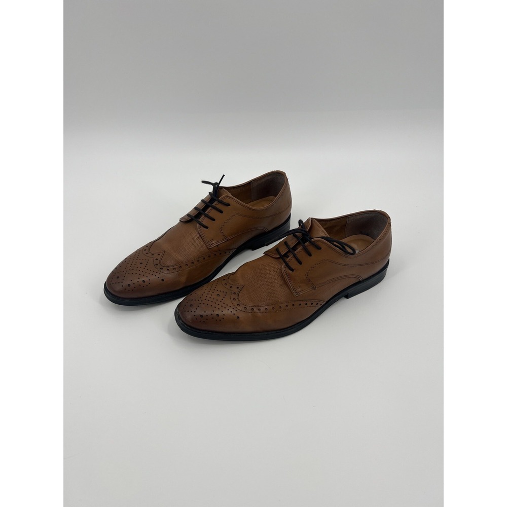 Steve Madden Winnow Mens Dress Shoes Brown Leather Size 9